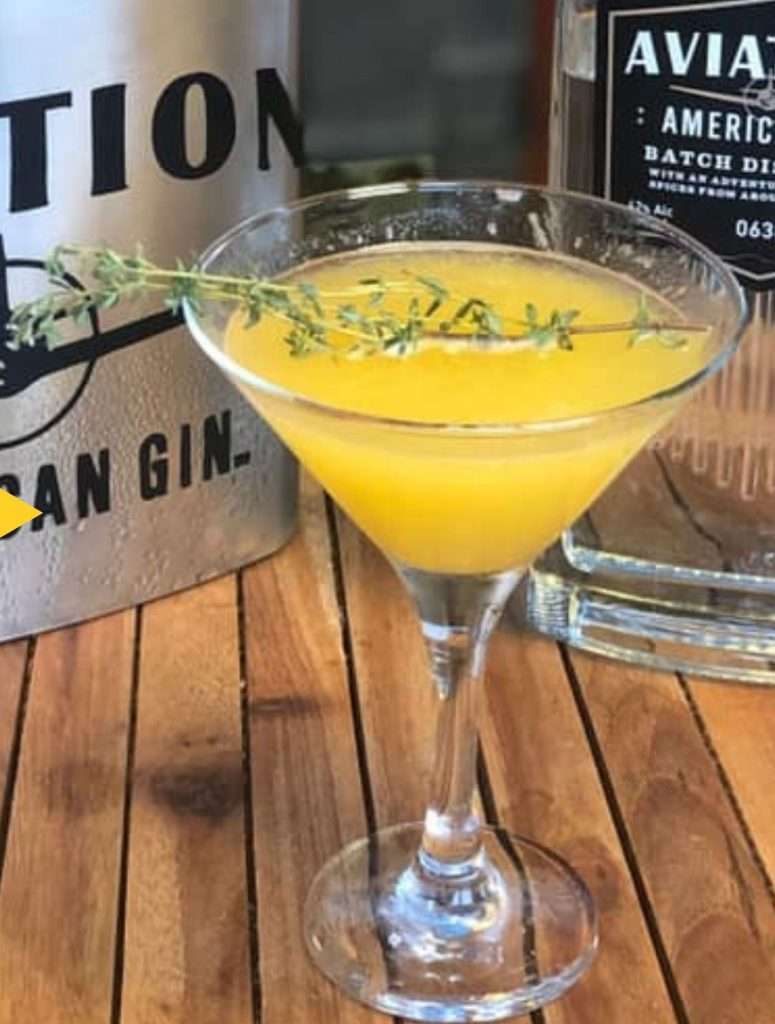 cocktail with rosemary