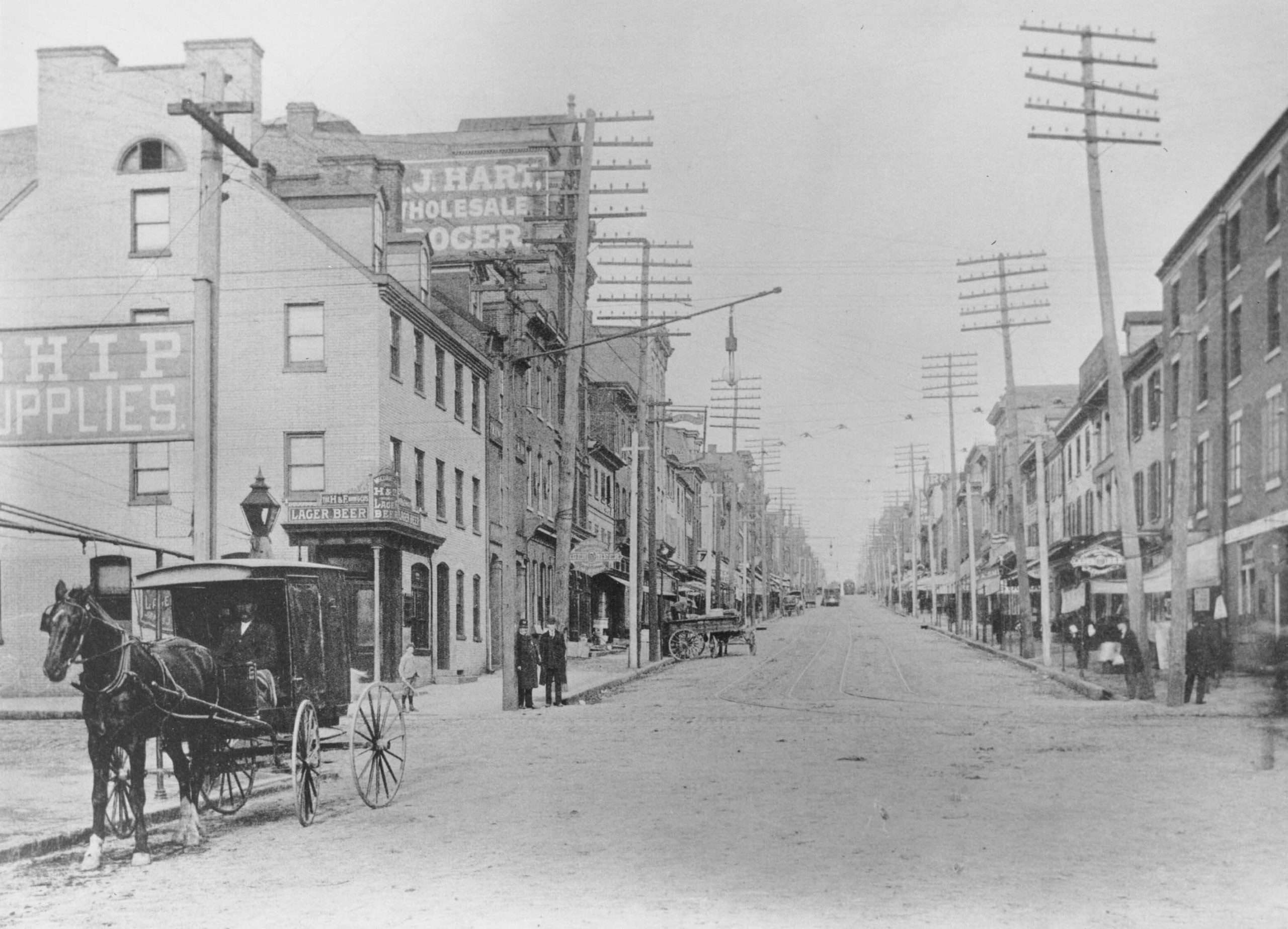 Lower market street wilmington de old photo