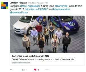 Screenshot UD Horn Program Twitter